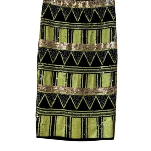 Forever 21 Endless Rose sequin beaded pencil skirt Small - Picture 1 of 9